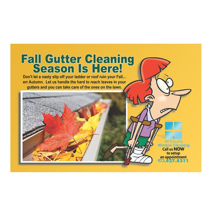 Don't Ruin Your Fall Small Postcard Front Design