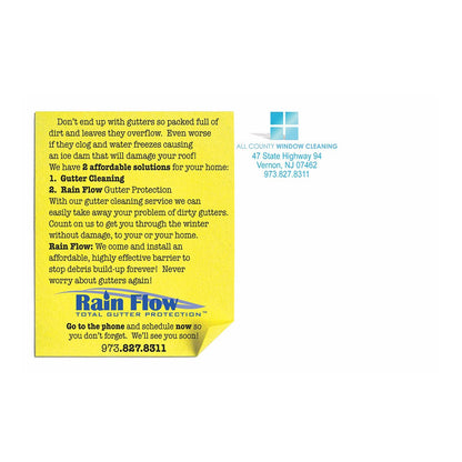 Don't Ruin Your Fall Small Postcard Back Design