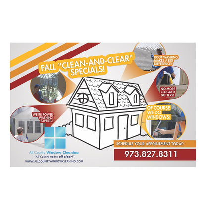 Fall Clean And Clear Design Suite - Postcard Small - Front View