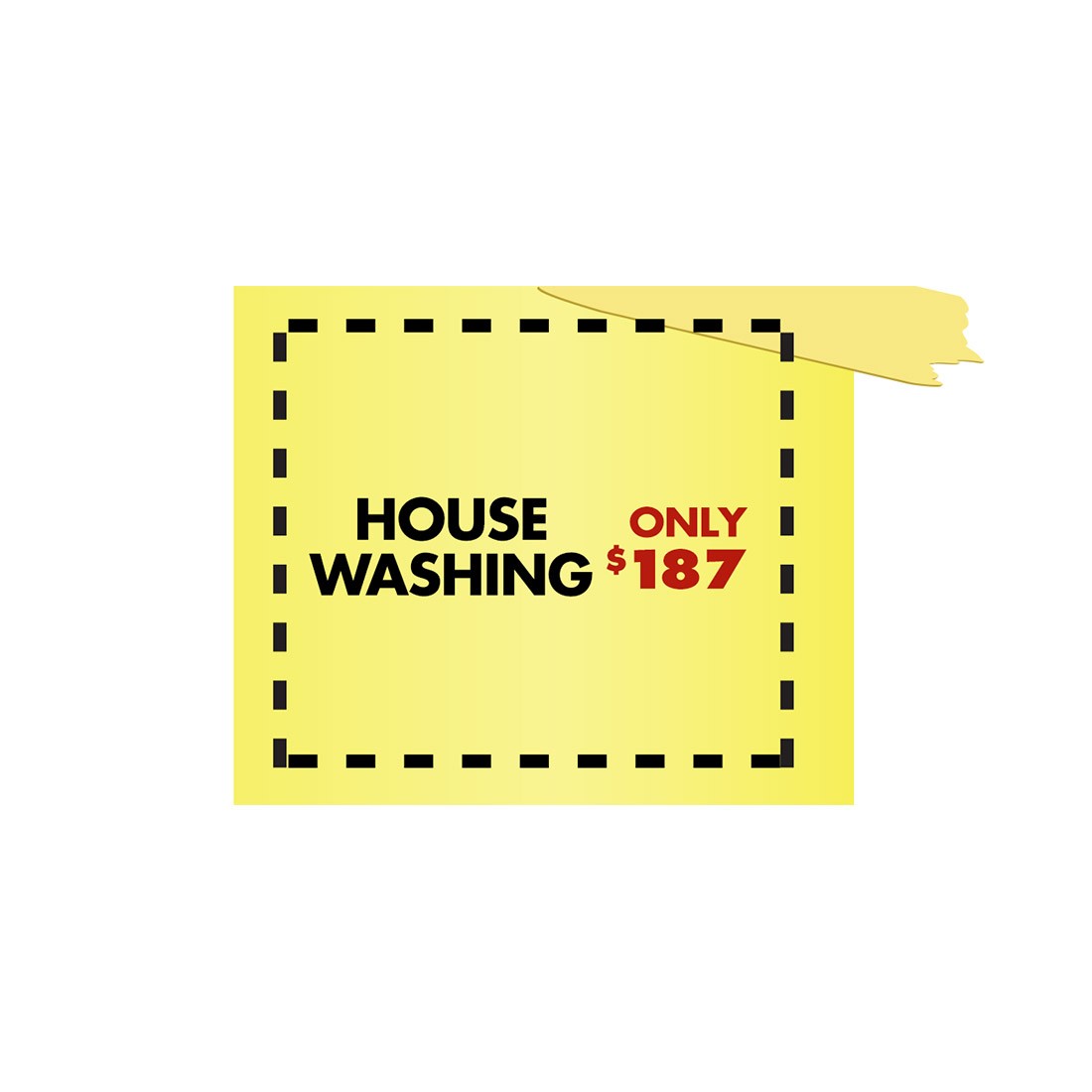 Post-It Design Suite - House Washing - Facebook Ad View