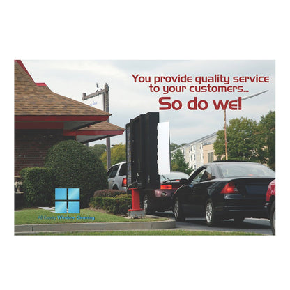 Chain Restaurant Design Suite - Small Postcard - Front View