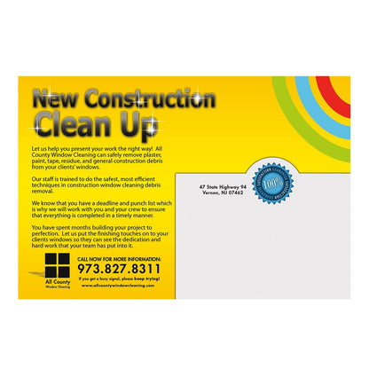 Builders Small Postcard Back Design