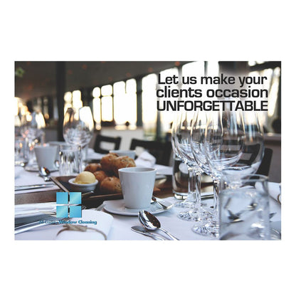 Banquet Hall Design Suite - Small Postcard - Front View