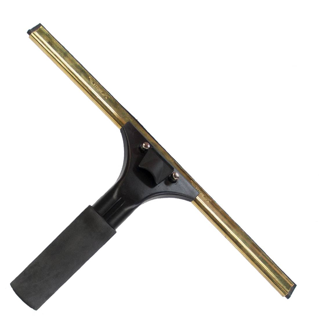 Ettore Complete Brass Ledge-Eze Squeegee Full View