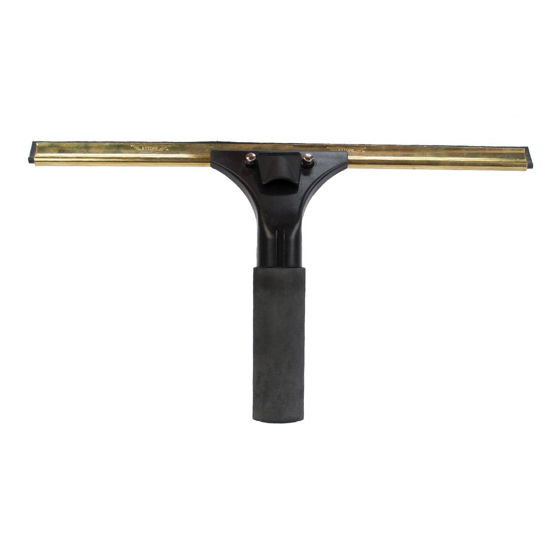 Ettore Complete Brass Ledge-Eze Squeegee Front View