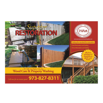 Superior Restoration Small Postcard Front Design