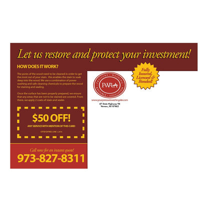 Superior Restoration Small Postcard Back Design