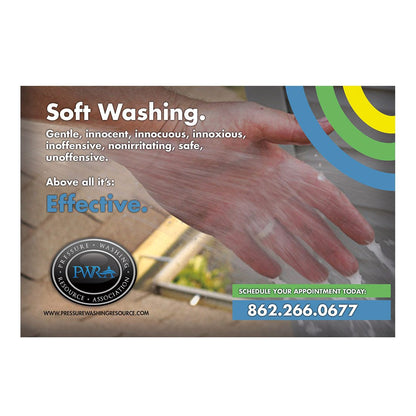 Soft Washing Small Postcard Front Design