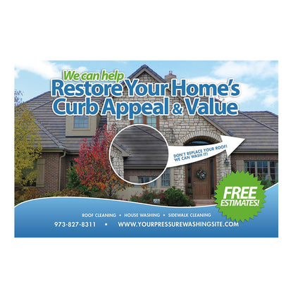 Restore Your Home Small Postcard Front Design