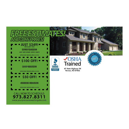 Got Dirt Small Postcard Back Design