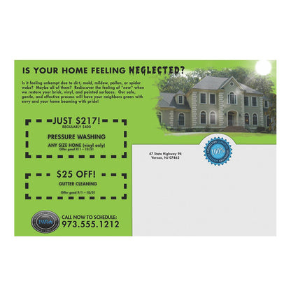 Case Of The Uglies Small Postcard Back Design