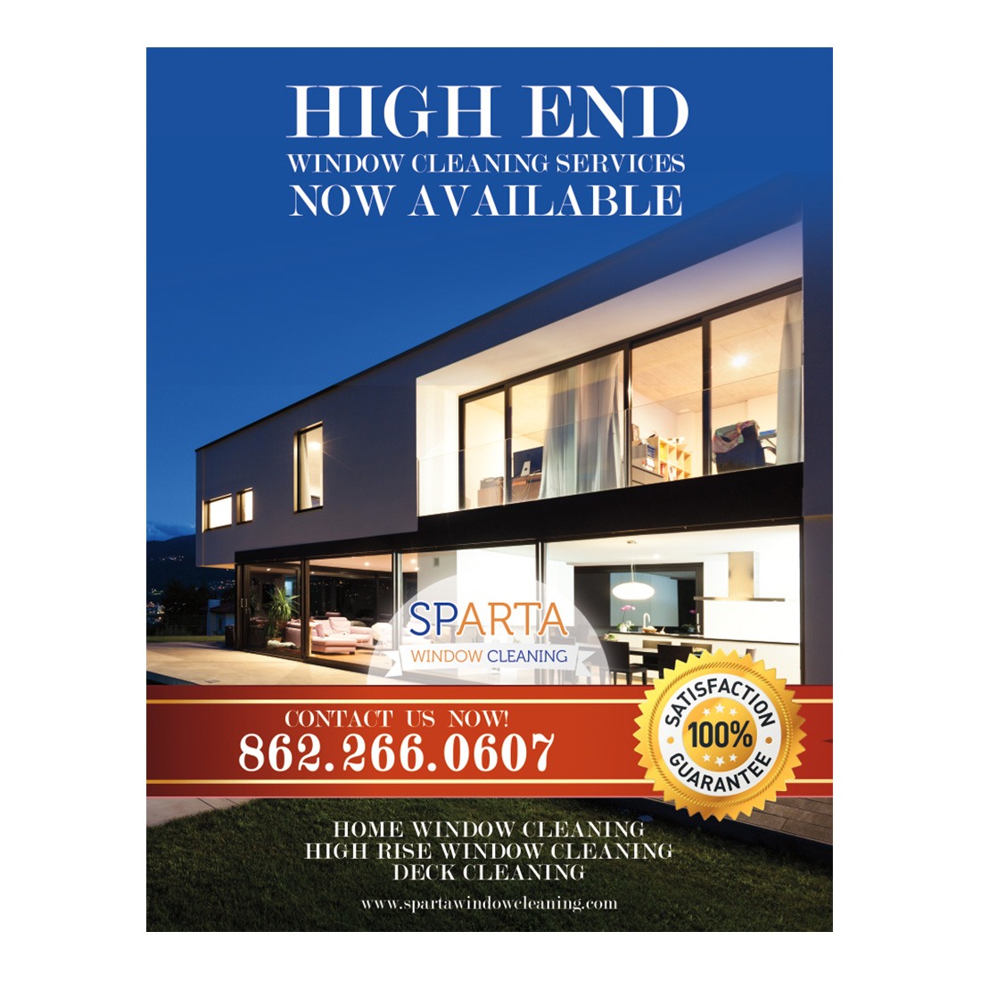 Luxury Series High End Large Postcard Front Design