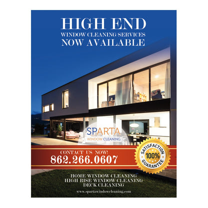 Luxury Series High End Large Postcard Front Design