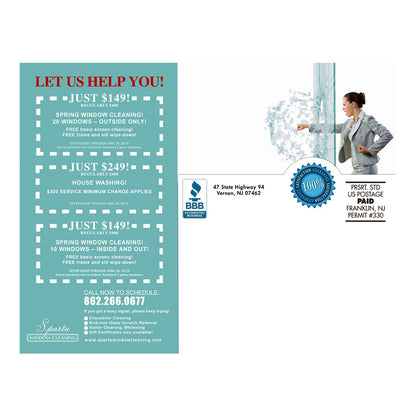 You Don't Have To Break Them Design Suite - Large Postcard - Back View