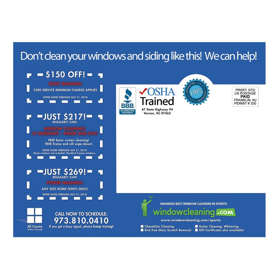 We've Got This Large Postcard Back Design