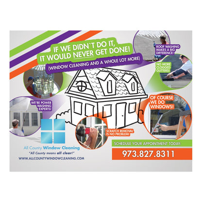 We Do It All Design Suite - Large Postcard - Front View