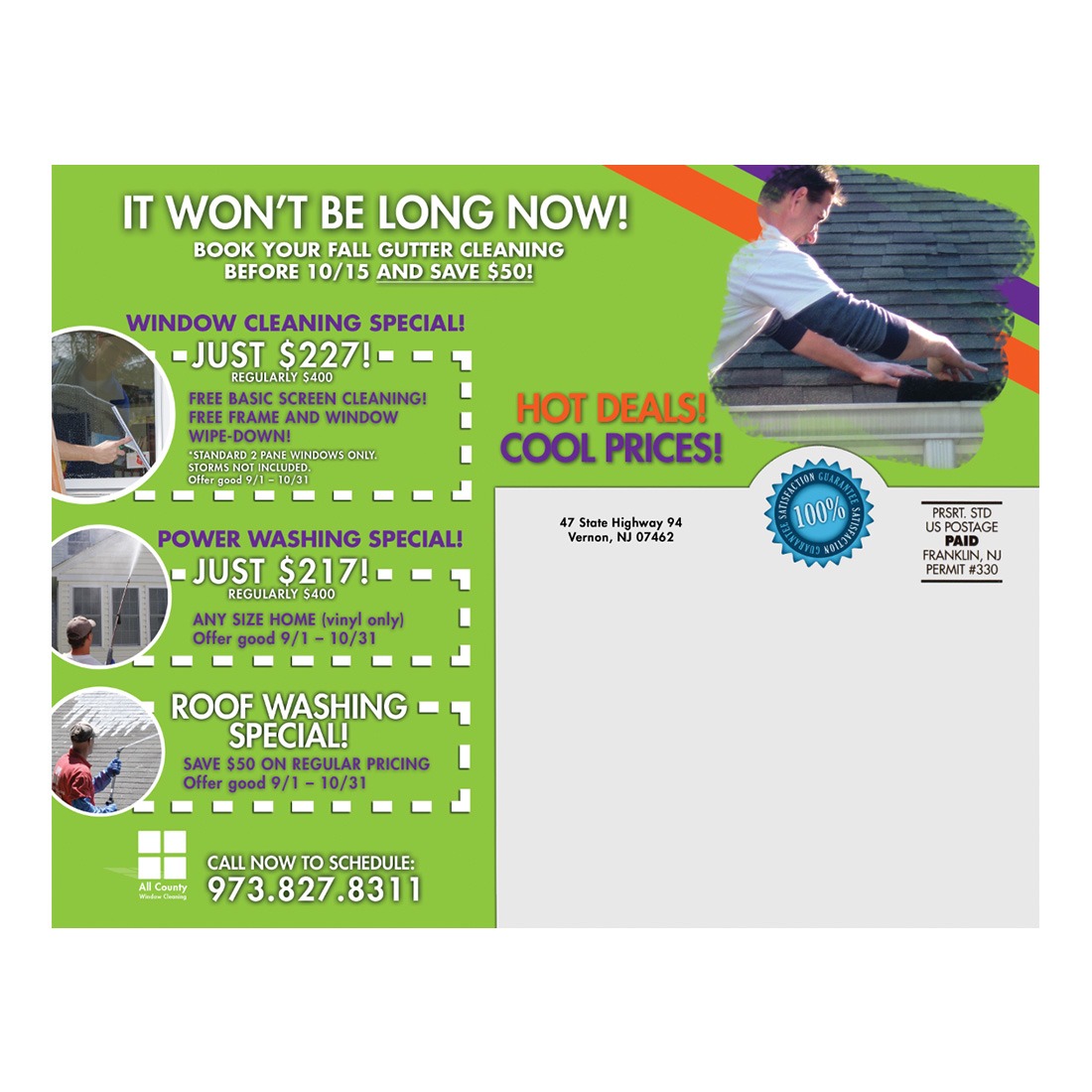 We Do It All Design Suite - Large Postcard - Back View