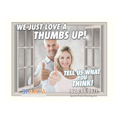You'll Love Your Clean Home Large Survey Postcard Front Design