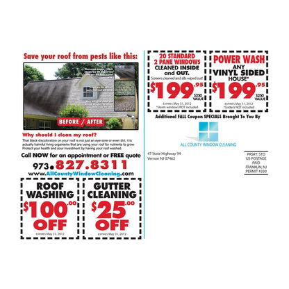 Spring Checklist Large Postcard Back Design