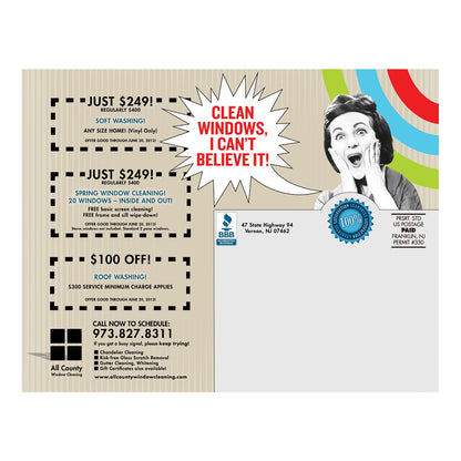 Give Mom A Break Large Postcard Back View