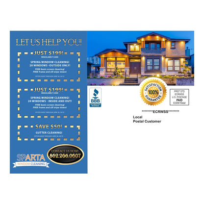 Luxury Series Need Help Large Postcard Back Design