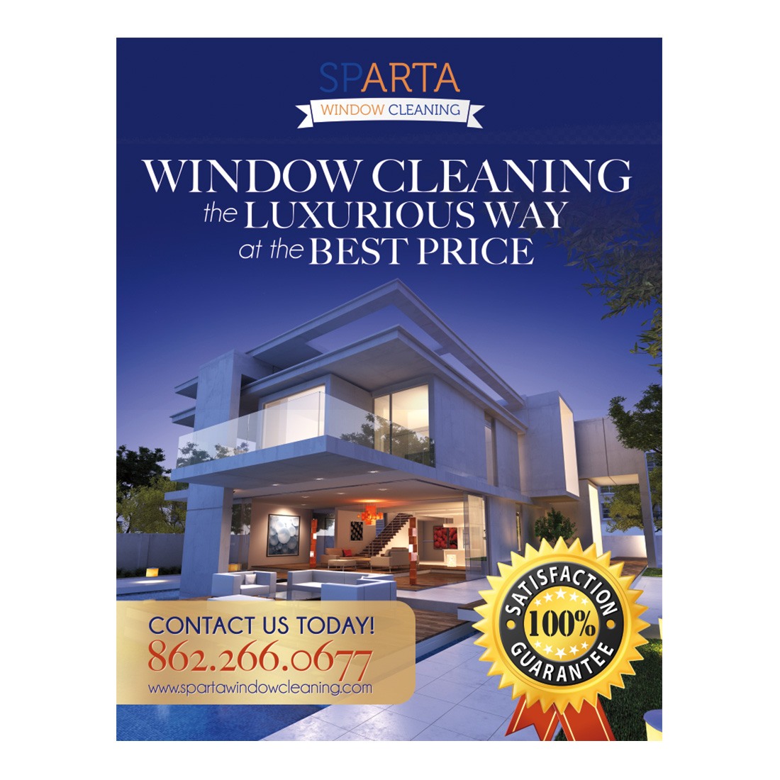 Luxury Series Best Price Large Postcard Front Design