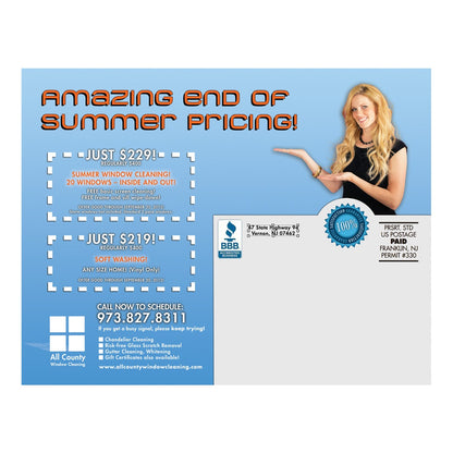 Lets Make A Deal Large Postcard Back Design