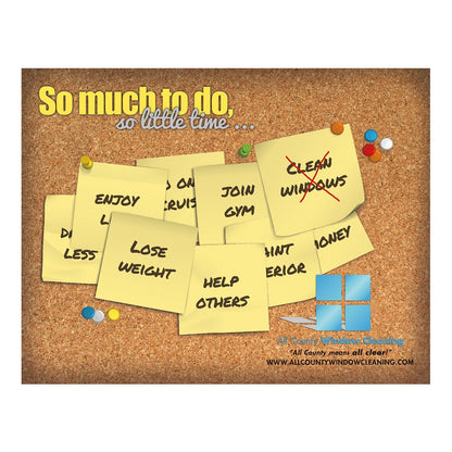 So Much To Do Design Suite - Large Postcard - Front View