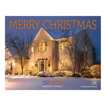 Holiday Light Removal Large Postcard Front Design