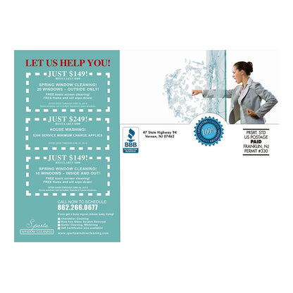 You Don't Have To Break Them Design Suite - Small Postcard - Back View