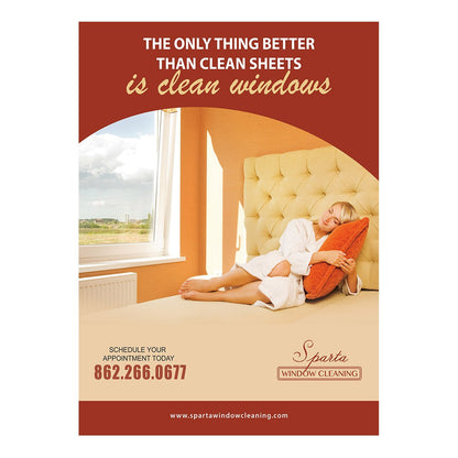 Better Than Clean Sheets Medium Postcard Front Design