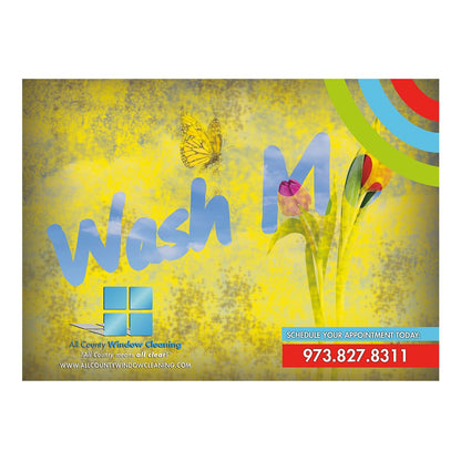 Wash Me Medium Postcard Front Design