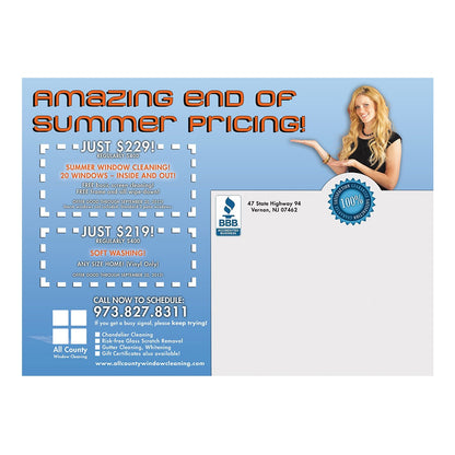 Lets Make A Deal Medium Postcard Back Design