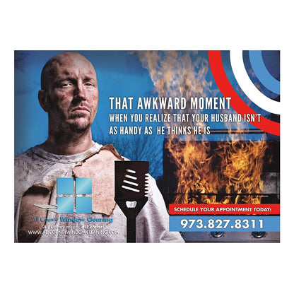 July BBQ Medium Postcard Front Design