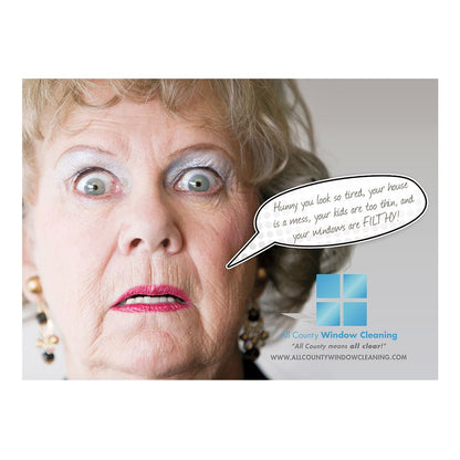 The In-Laws Are Coming Medium Postcard Front Design