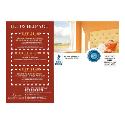 Better Than Clean Sheets Medium Postcard Back Design