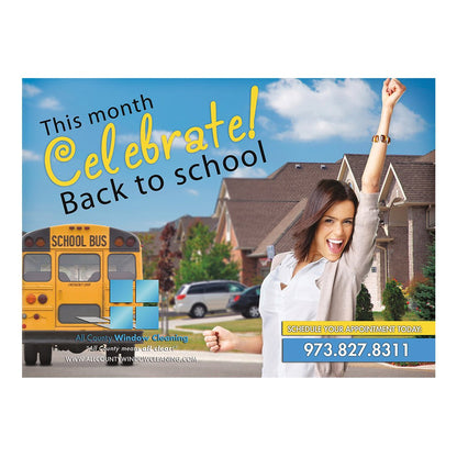 Celebrate Back To School Design Suite - Medium Postcard - Front View