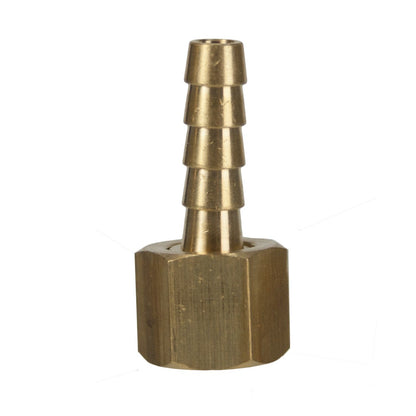 Tucker Hose Insert and Female Swivel - Brass Erect View