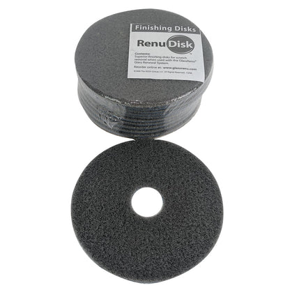 GlassRenu RenuDisks Grey 5 Inch Front View