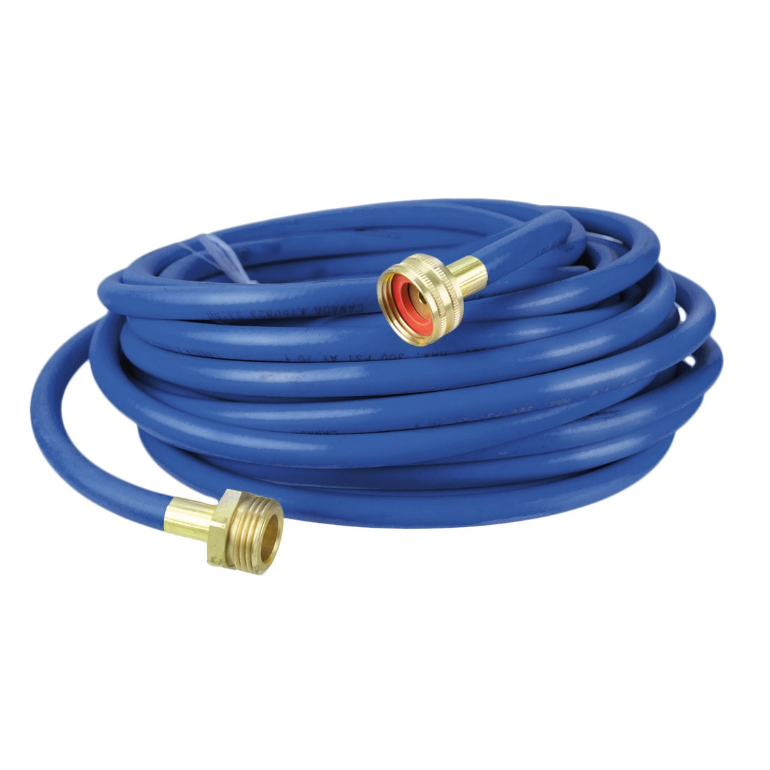 Pulex Add-On Hose for Hydro Cart - 50 Foot - Color Blue - Fitting Detached Front View