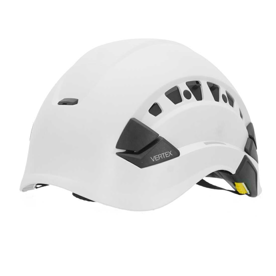 White Petzl Vertex Vent Helmet Rear Left Angle View