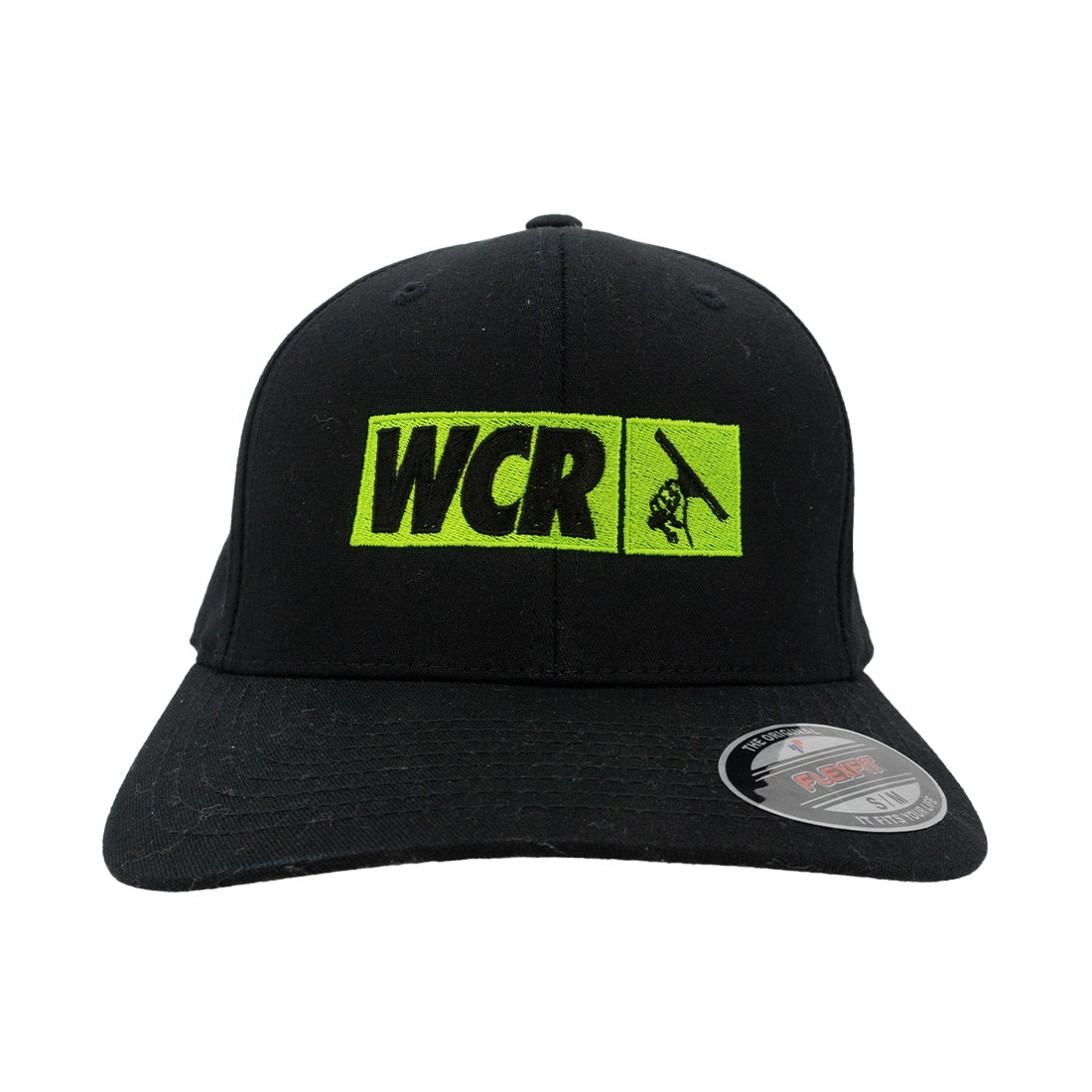 WCR Neon Green Hat Front View