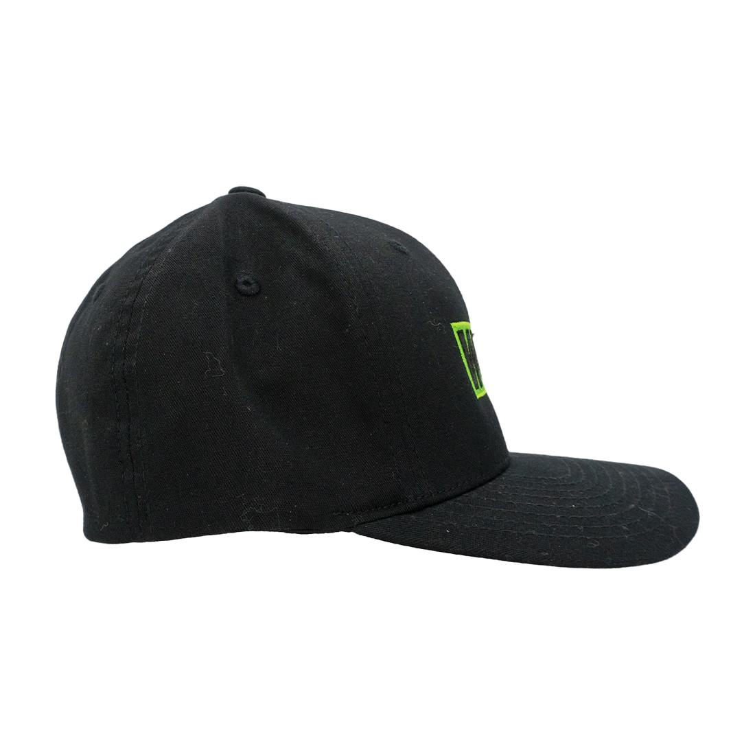 WCR Neon Green Hat Side View