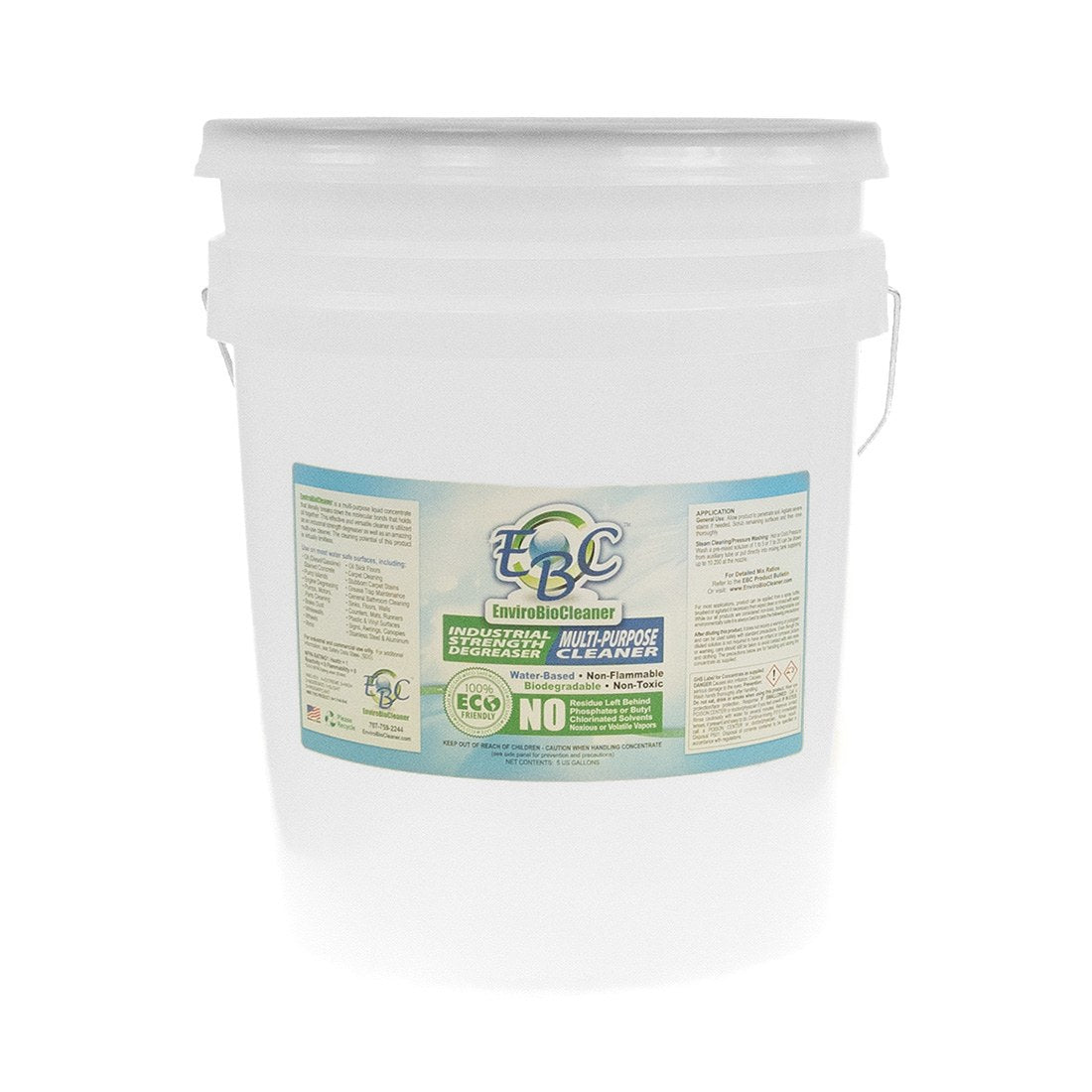 EBC Degreaser 5 Gallon Pail Front View