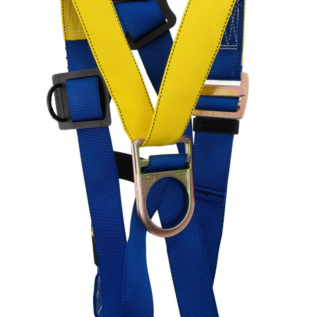 Gemtor Full Body Vest Universal Harness 933-2 - Pass-Thru Buckle Back View