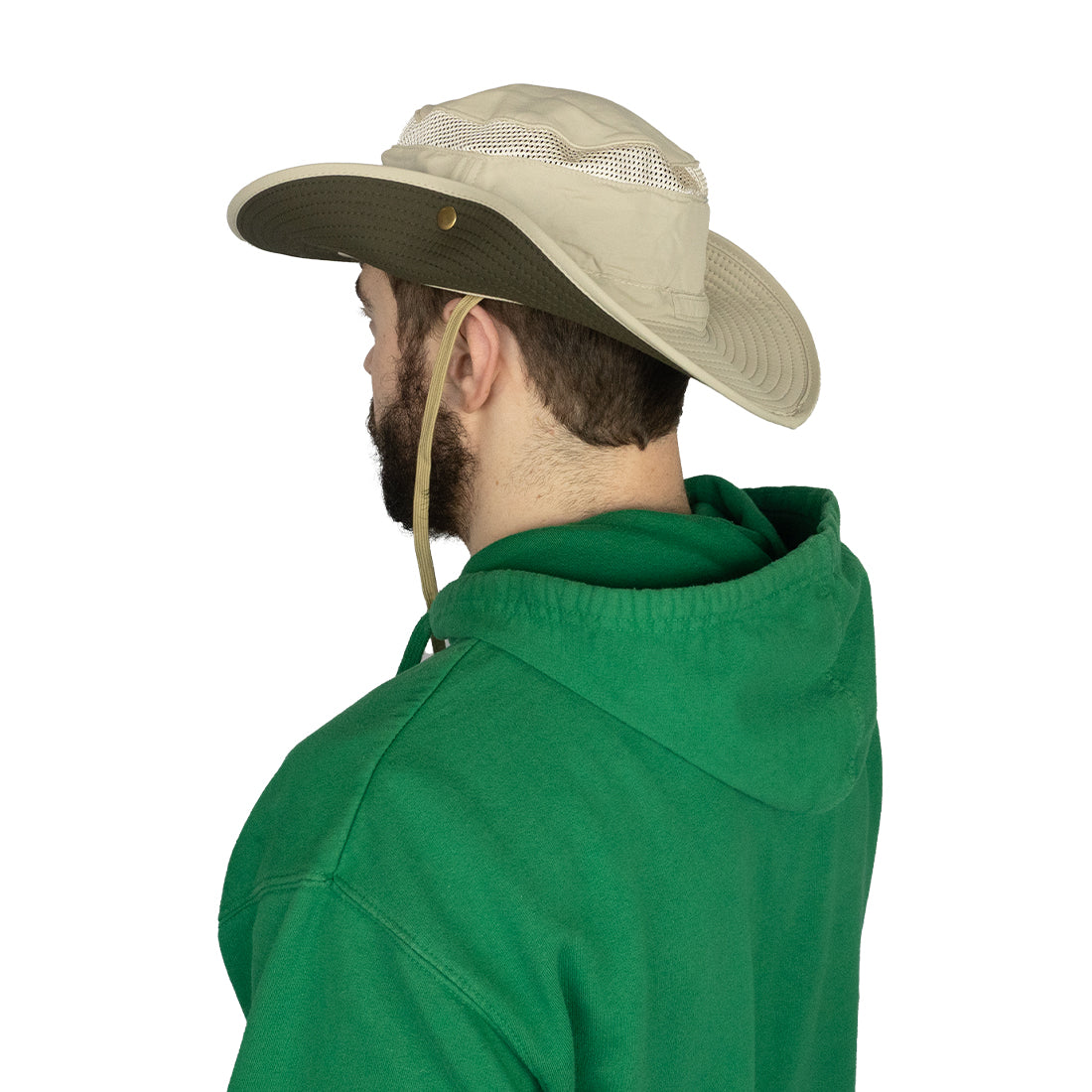 Glacier Glove Outback Hat Model Back View