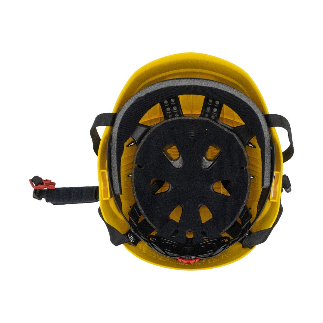 KONG Spin ANSI Helmet Yellow Bottom View