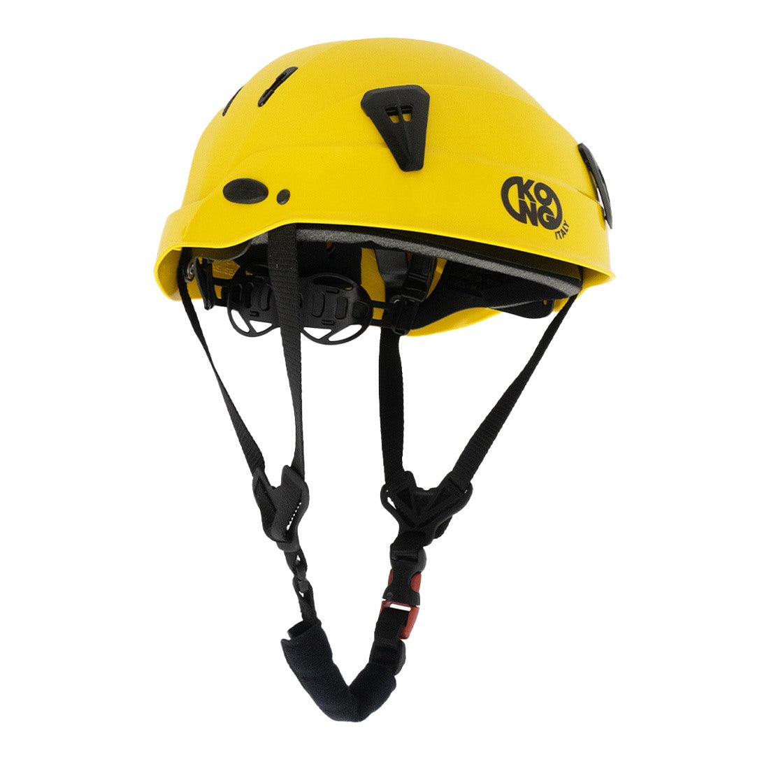 KONG Spin ANSI Helmet Yellow Back View