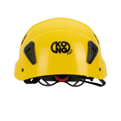 KONG Spin ANSI Helmet Yellow Front View