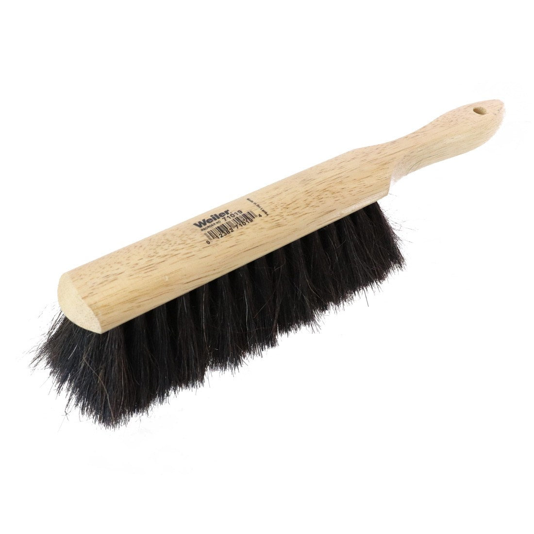 NICE Horsehair Fine Bristle Dust Brush - Top Oblique View